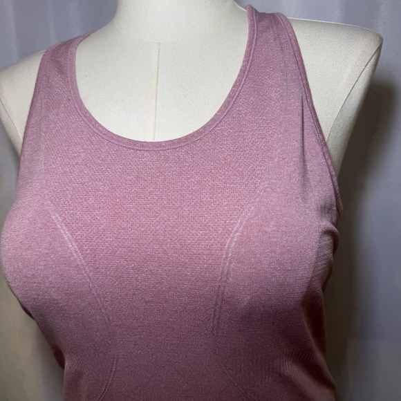 Zyia Active Copper Charged Tank Mauve Pink Heather Racerback Seamless XL - Picture 2 of 6